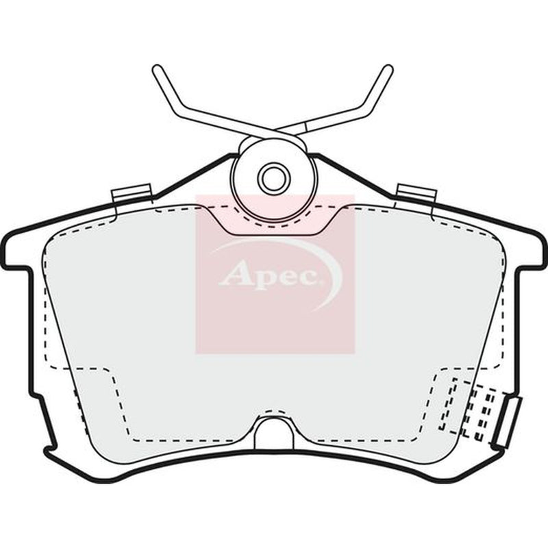 Apec Rear Brake Pad Set PAD1046
