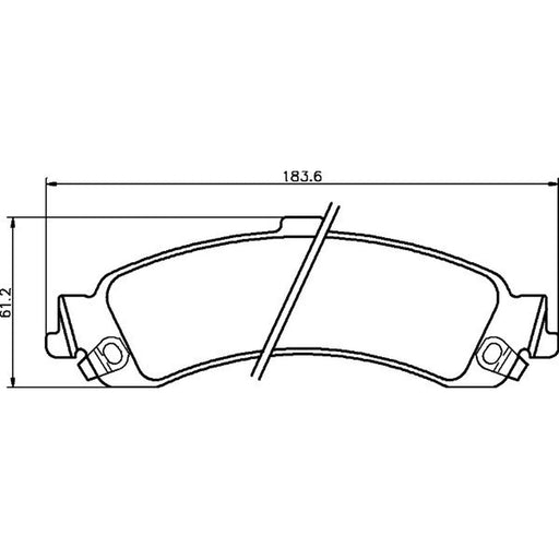 Mintex Brake Pad Set MDB2322
