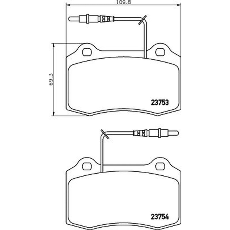Mintex Front Brake Pad Set MDB1882