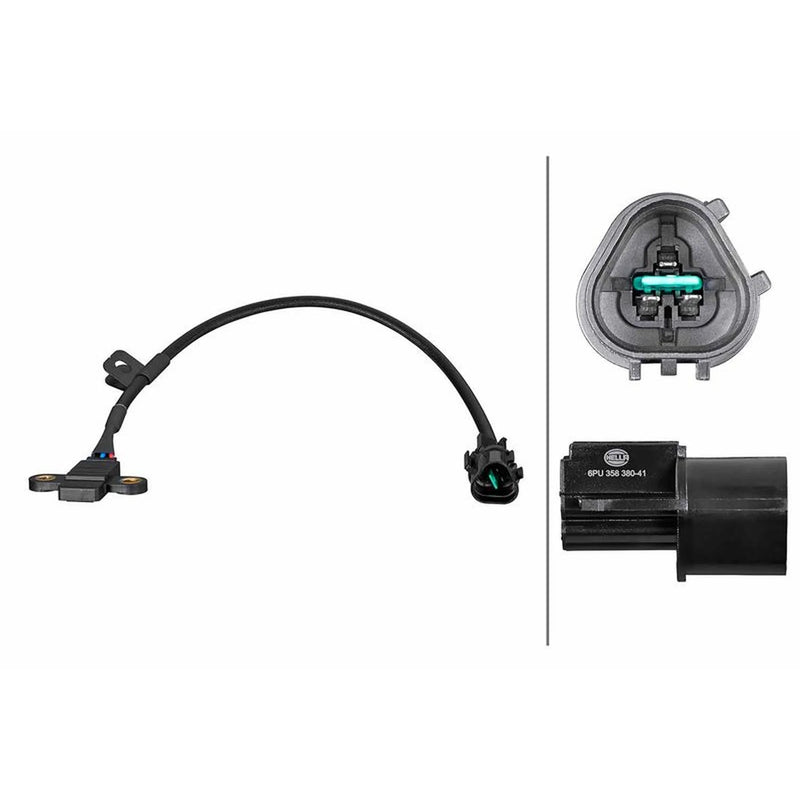 Hella Crankshaft Position Sensor 6PU 358 380-411