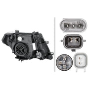 Hella Headlight Headlamp H4 Left 1EE 238 055-011