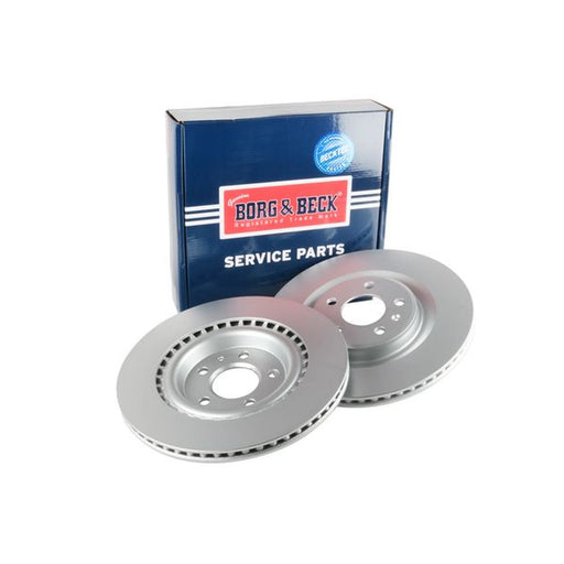 Borg & Beck 2 x Vented Rear Brake Discs BBD5246