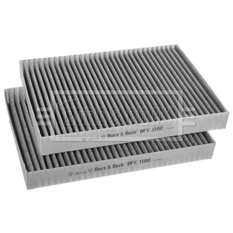 Borg & Beck 2 x Cabin Air Filter (Pollen Filter) BFC1180