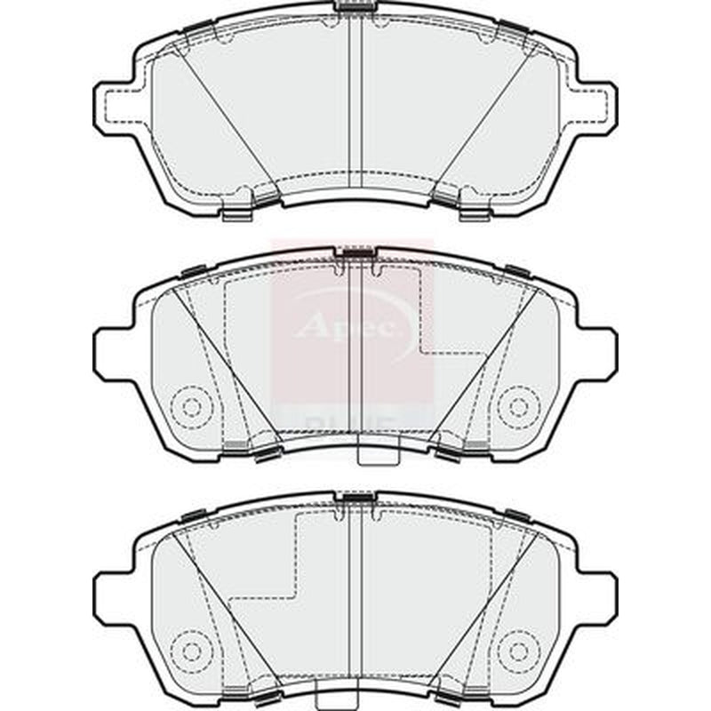 Apec Front Brake Pad Set PD3284