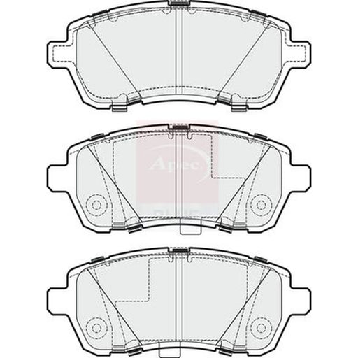 Apec Front Brake Pad Set PD3284