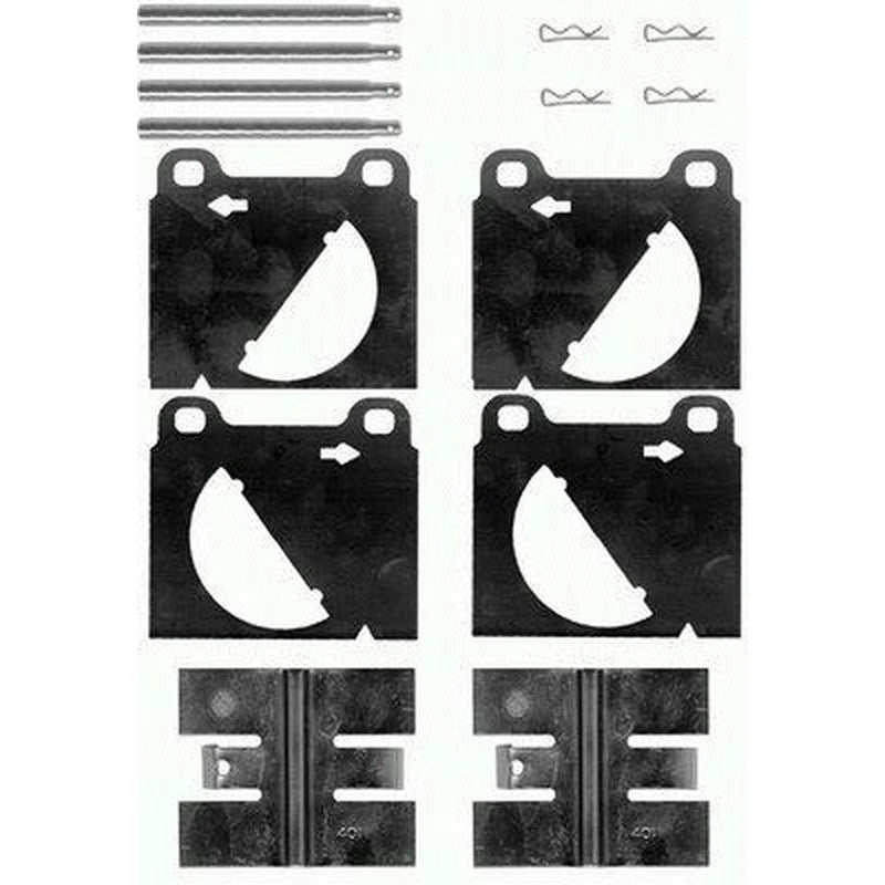 Textar Brake Pad Accessory Fitting Kit Front 82016900