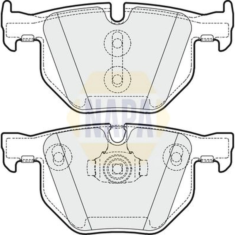 NAPA Rear Brake Pad Set NBP1391