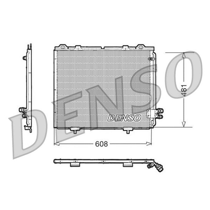 Denso Air Conditioning Condenser DCN17017