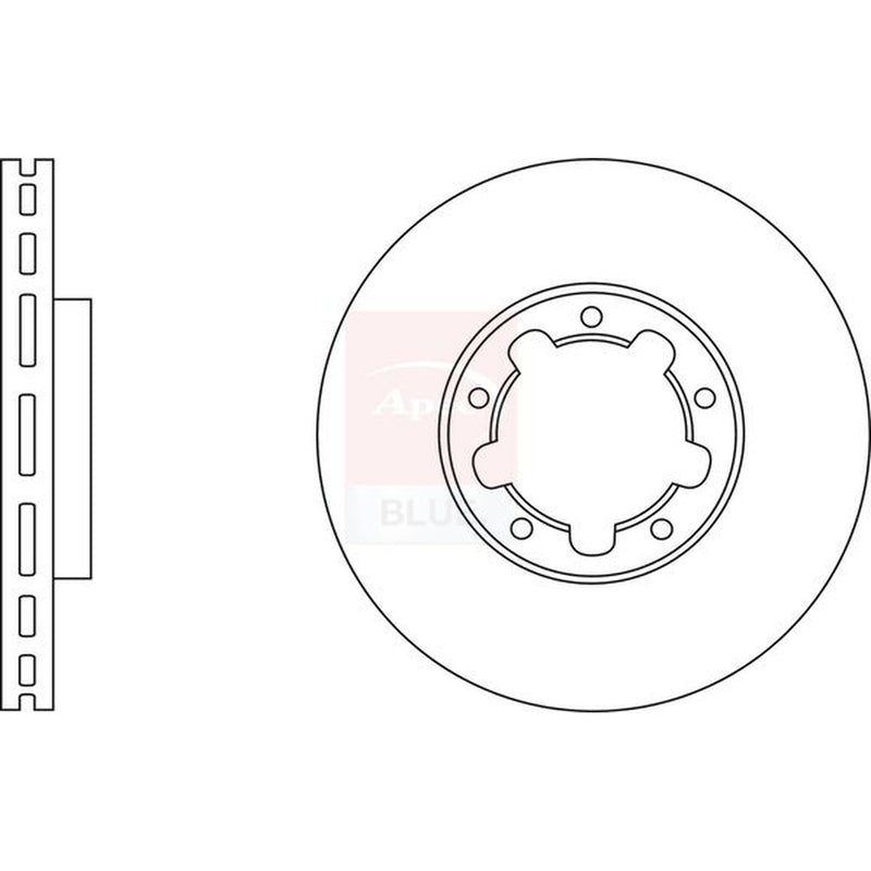 Apec Front Brake Discs SDK6694