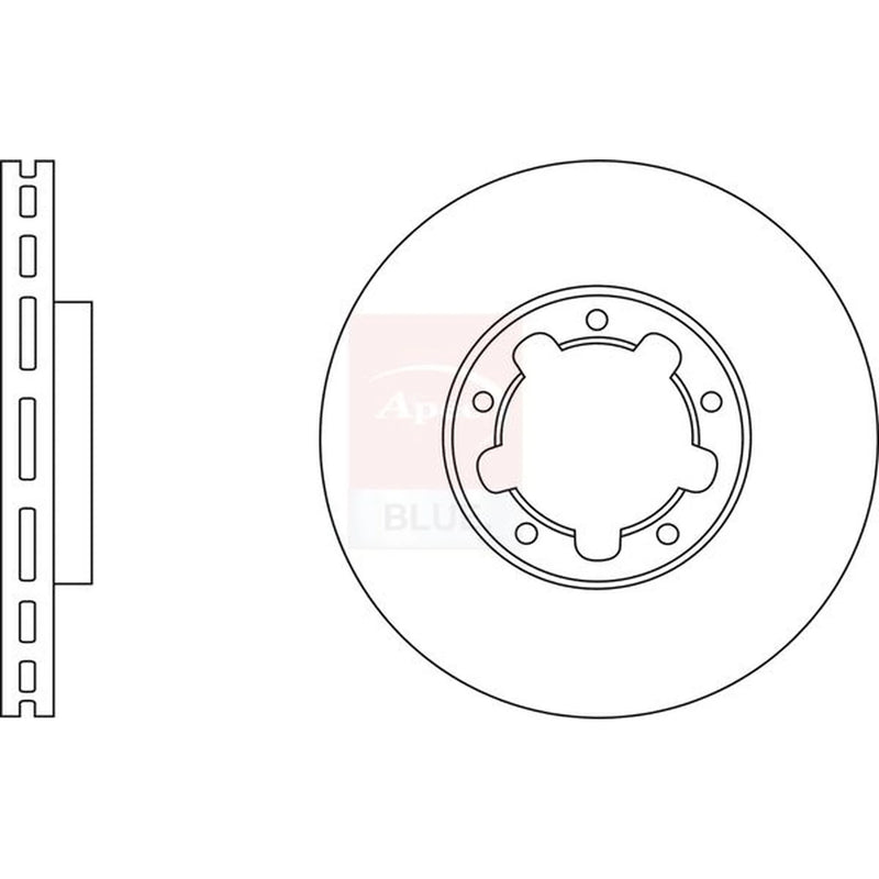 Apec Front Brake Discs SDK6694