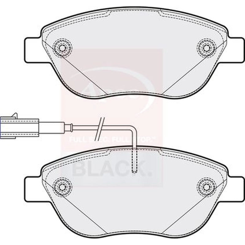 Apec Front Brake Pad Set PAD2109B