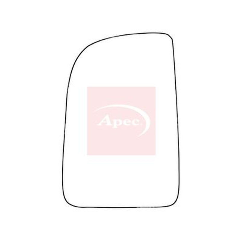 Apec Exterior Wing Mirror Glass Left AMS2653