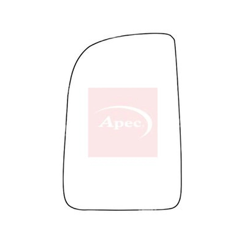 Apec Exterior Wing Mirror Glass Left AMS2653