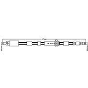 Juratek Brake Hydraulic Hose Line Front Right JBH1139R