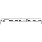 Abtex Brake Hydraulic Hose Line Front Right ABH1139R