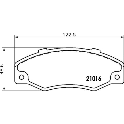 Mintex Front Brake Pad Set MDB1355