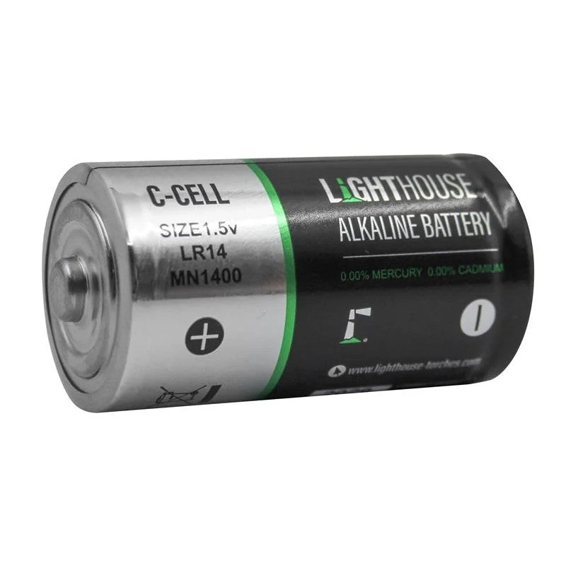 Lighthouse C LR14 Alkaline Batteries 6200 mAh (Pack 2) - LR14