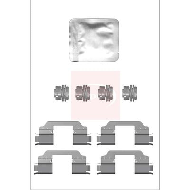 Apec Brake Pad Accessory Fitting Kit Front KIT1371