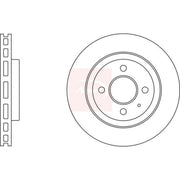 Apec 2 x Vented Front Brake Discs DSK3026