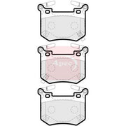 Apec Rear Brake Pad Set PAD2261