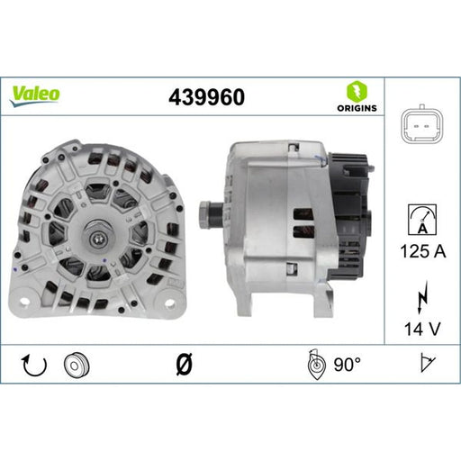 Valeo Car Alternator 12V 439960