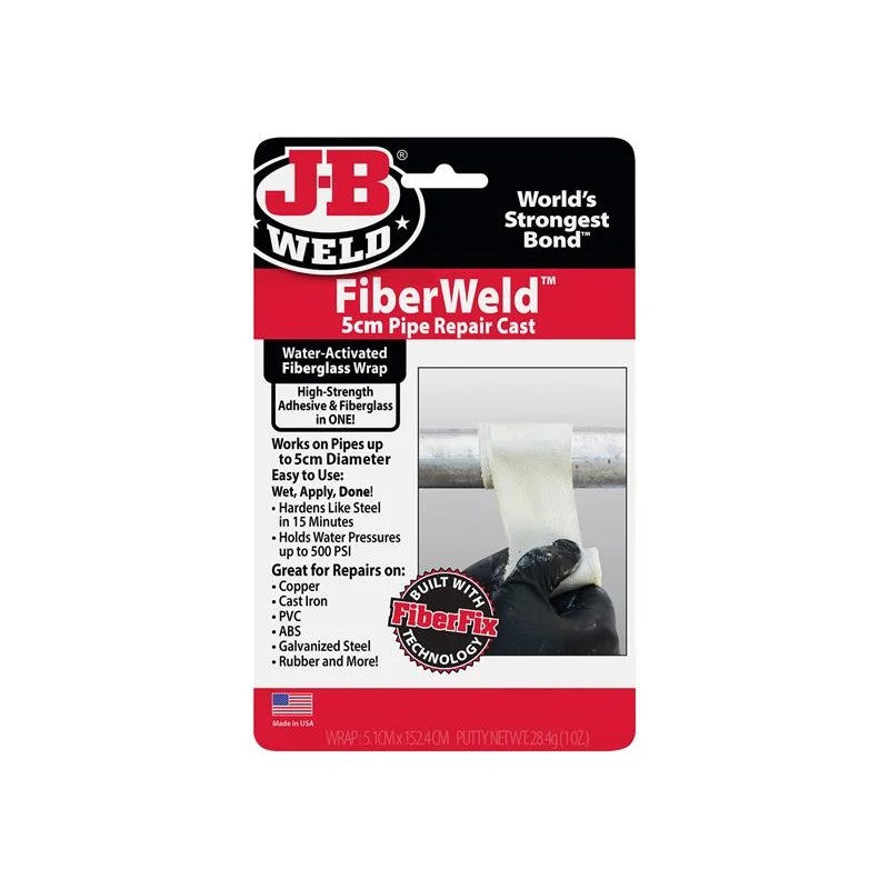 J-B Weld FiberWeld™ Pipe Repair Cast 5 x 152cm - 38260UK