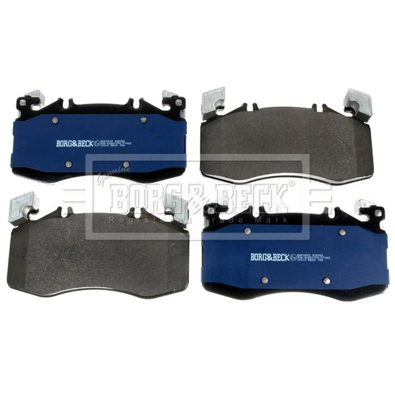 Borg & Beck 4 x Front Brake Pad Set BBP2892