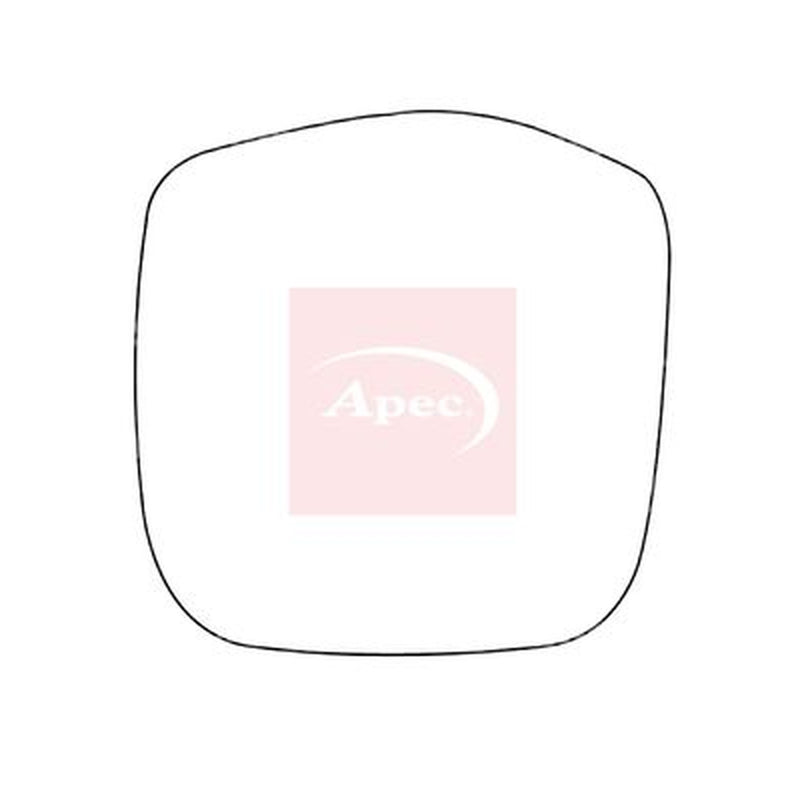 Apec Exterior Wing Mirror Glass Left AMS2833