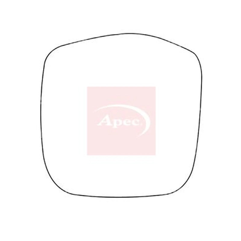 Apec Exterior Wing Mirror Glass Left AMS2833