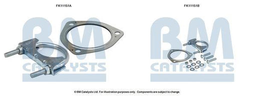 BM Catalysts FK11151A Soot/Particulate Filter Mounting Kit Fits Audi A6 BM - Town Parts