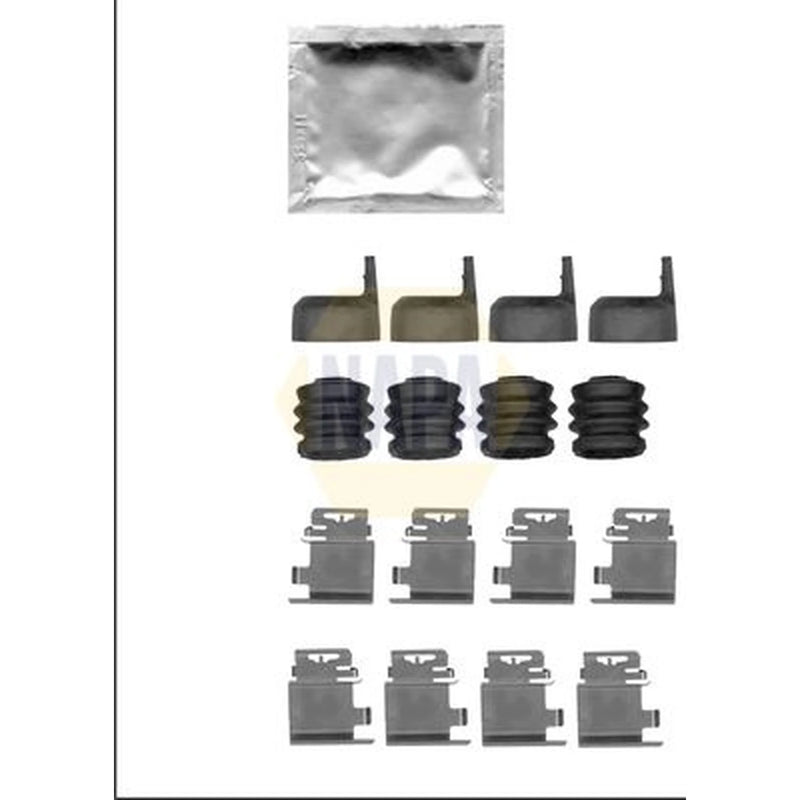 NAPA Brake Pad Accessory Fitting Kit Rear NFK1279