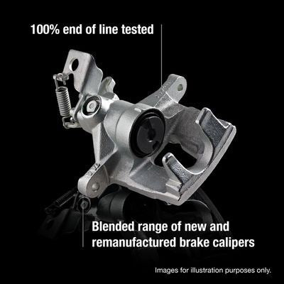 APEC LCA1549N Brake Caliper Front Rear Left Vented For TRW System Fits Audi A8 APEC - Town Parts