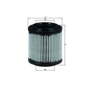 Mahle Engine Air Filter LX 279