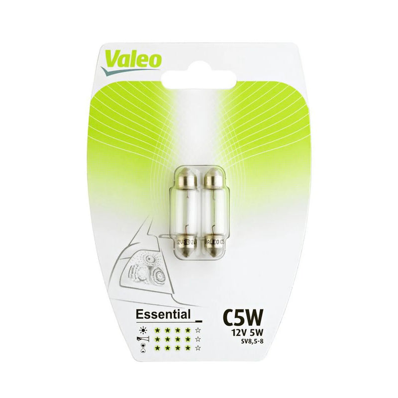 Valeo 2 x Number Plate Light Bulb SV8.5 12V 032124