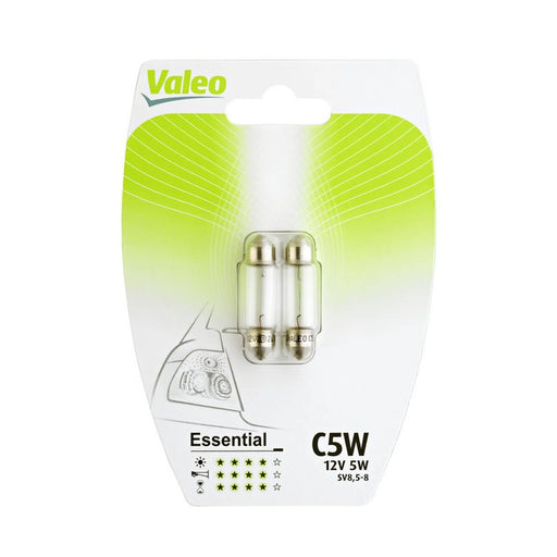 Valeo 2 x Number Plate Light Bulb SV8.5 12V 032124