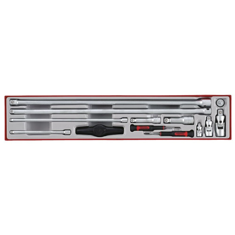 Teng Tools Extension Bars Set TTX4 13 Pieces 1/4" 3/8" 1/2"