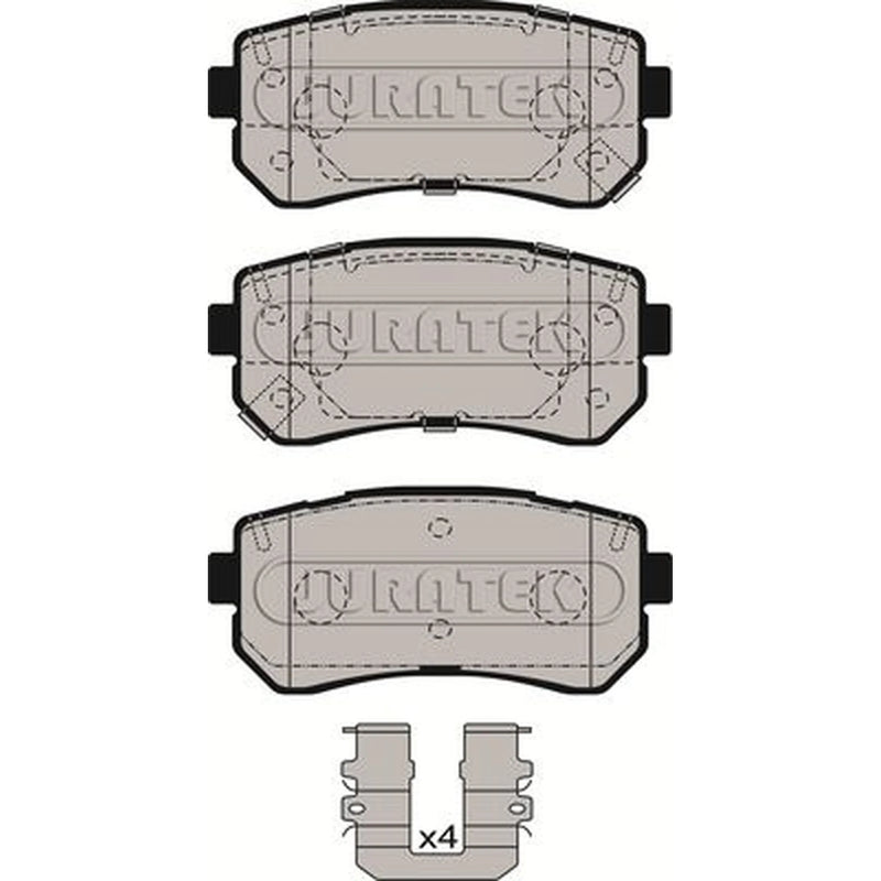 Juratek Rear Brake Pad Set JCP8604