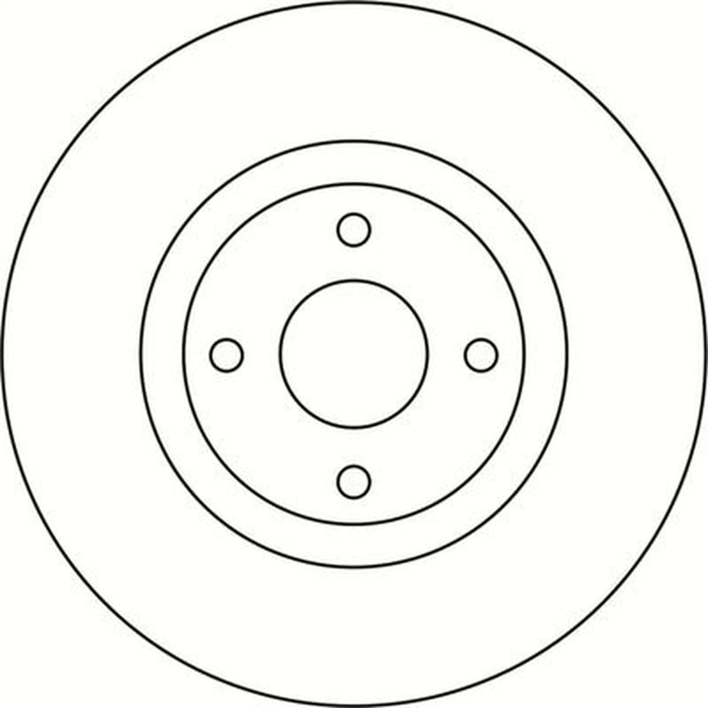 Abtex 2 x Vented Front Brake Discs BD2180V