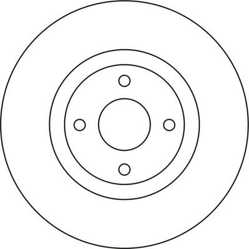 Abtex 2 x Vented Front Brake Discs BD2180V
