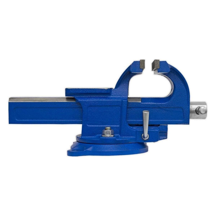 Sealey Vice 125mm Quick Action Swivel Base SG Iron QAVE125 Sealey  - Town Parts