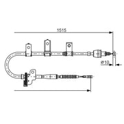 Bosch Handbrake Cable Right Rear 1 987 482 097