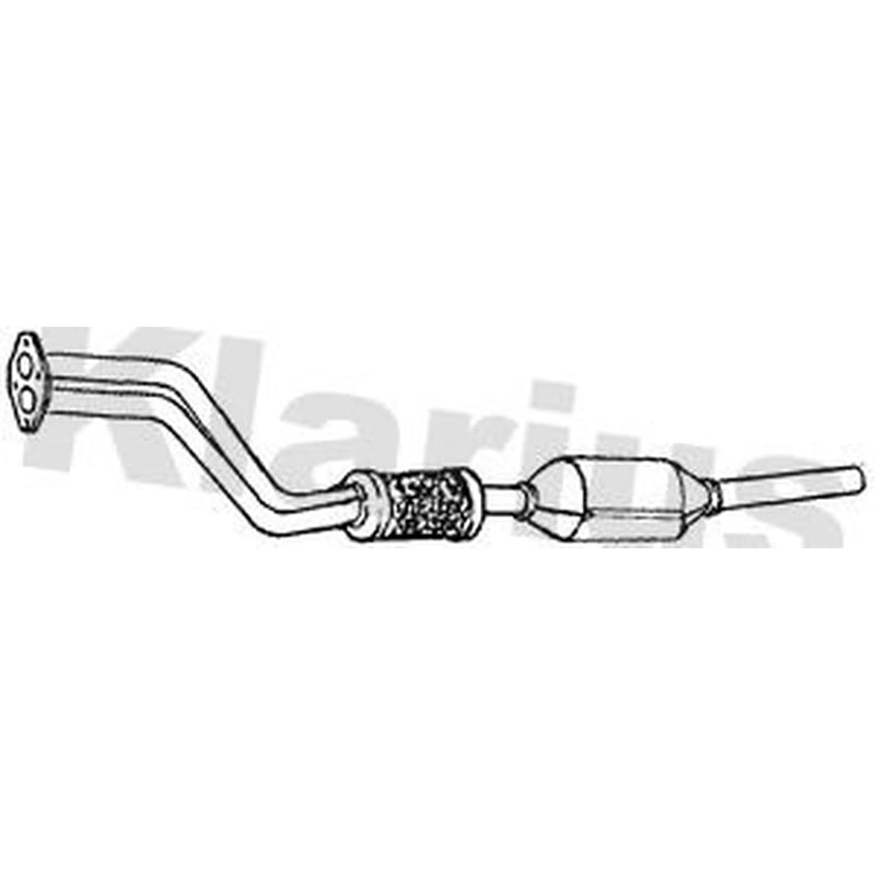 Klarius Catalyst Type Approved With Pipe Front 321371