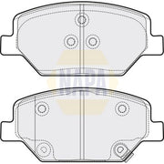 NAPA Front Brake Pad Set NBP1795