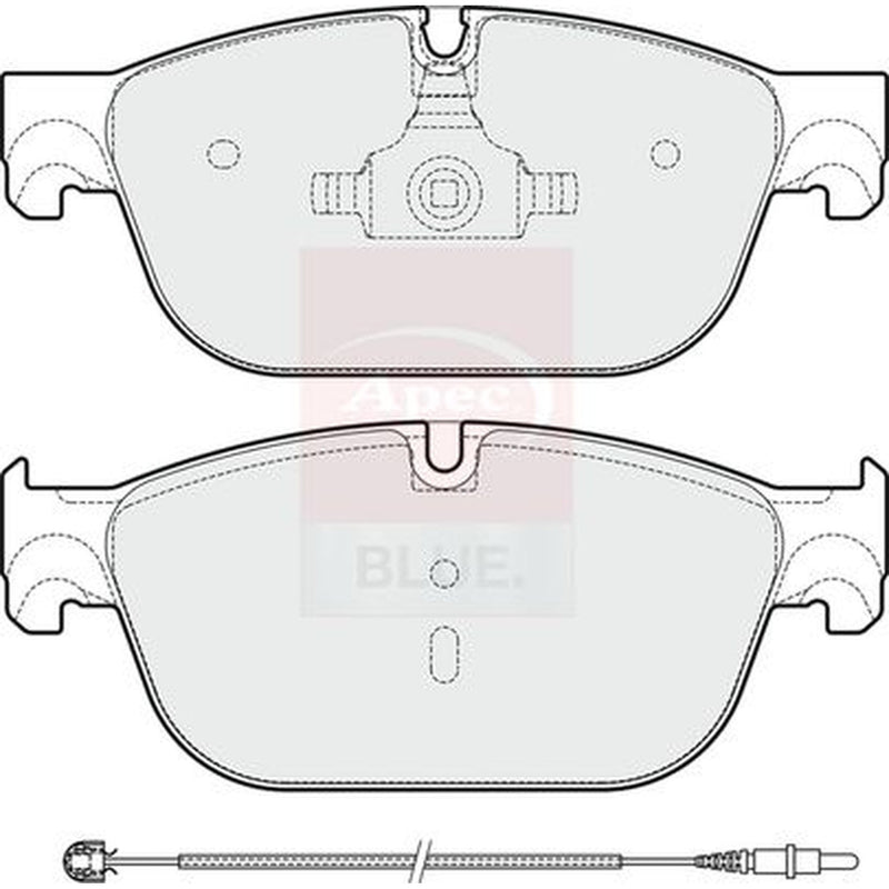 Apec Front Brake Pad Set PD3713