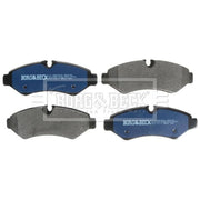 Borg & Beck 4 x Rear Brake Pad Set BBP2839