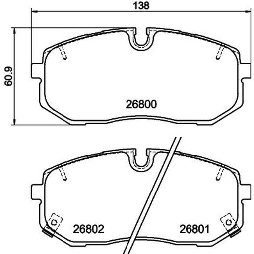 Mintex Front Brake Pad Set MDB4391