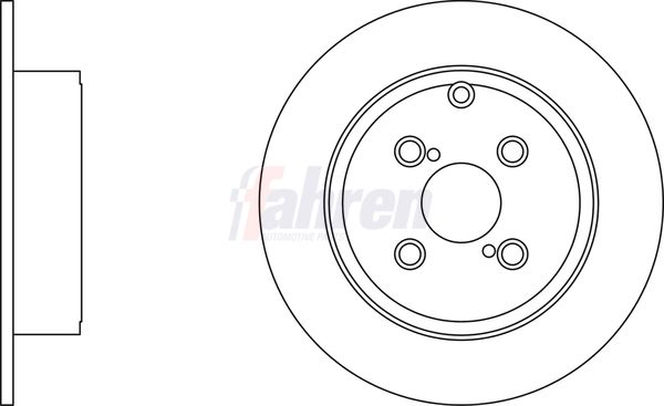 Fahren Brake Disc Set Solid