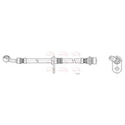 Apec Brake Hydraulic Hose Line Front Right HOS4444