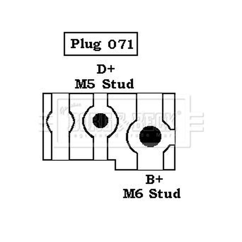 Borg & Beck Car Alternator 12V BBA2025