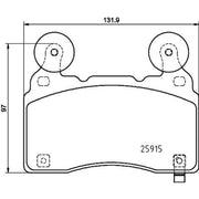 Mintex Front Brake Pad Set MDB4078